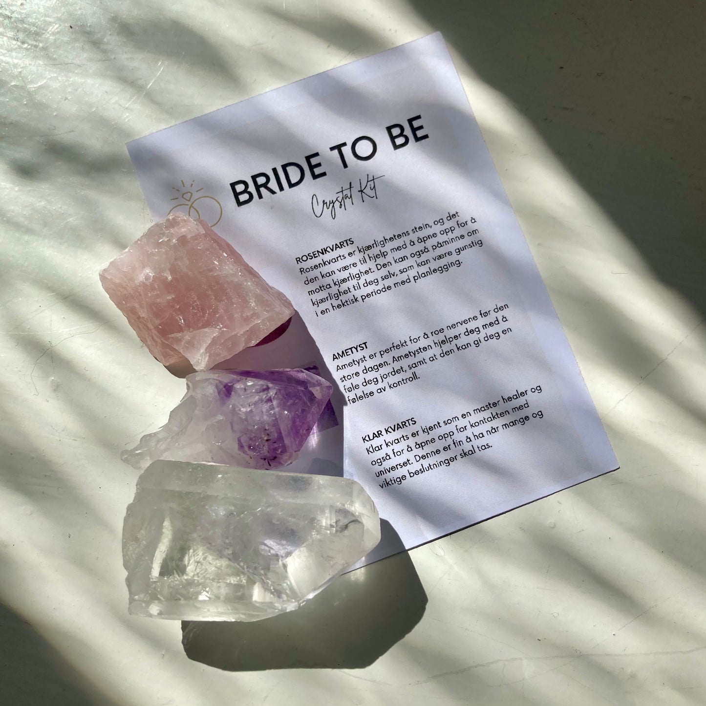 Bride to Be | Bryllup Krystall Kit Exclusive