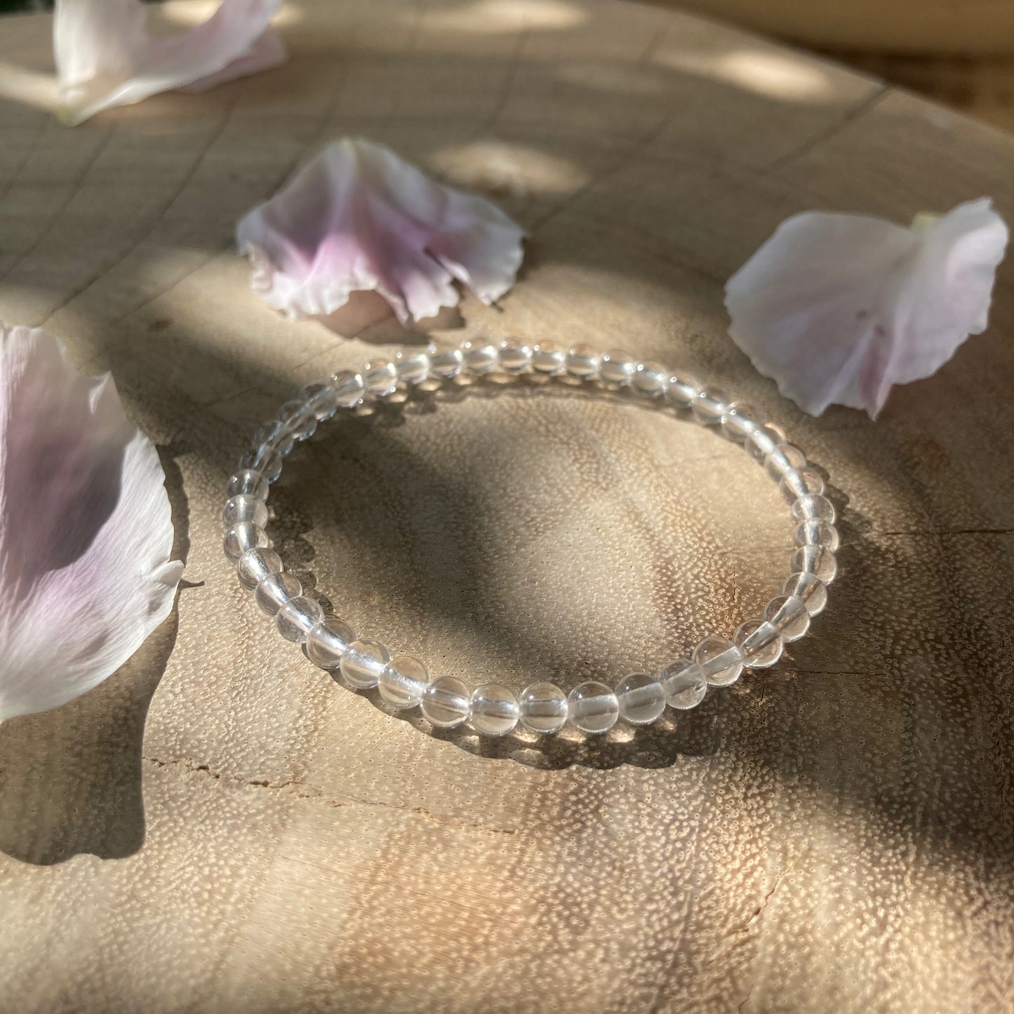 CLARITY & LIGHT | Klar Kvarts Krystall Armbånd 4 mm
