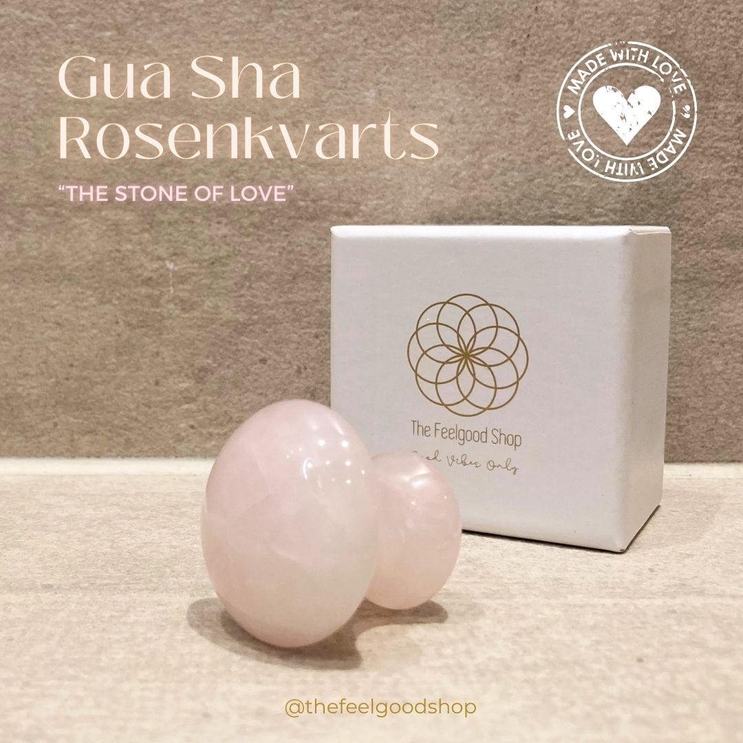 Mushroom Gua Sha Rosenkvarts