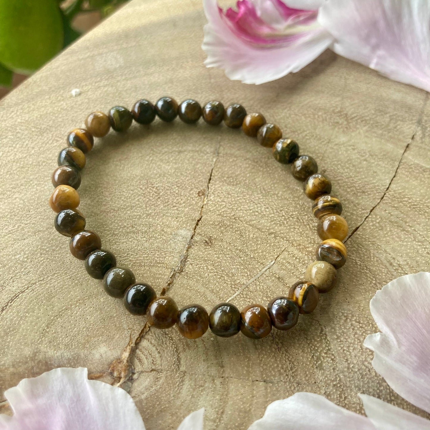 FIND YOUR TRUTH Tigerøye Armbånd 6 mm