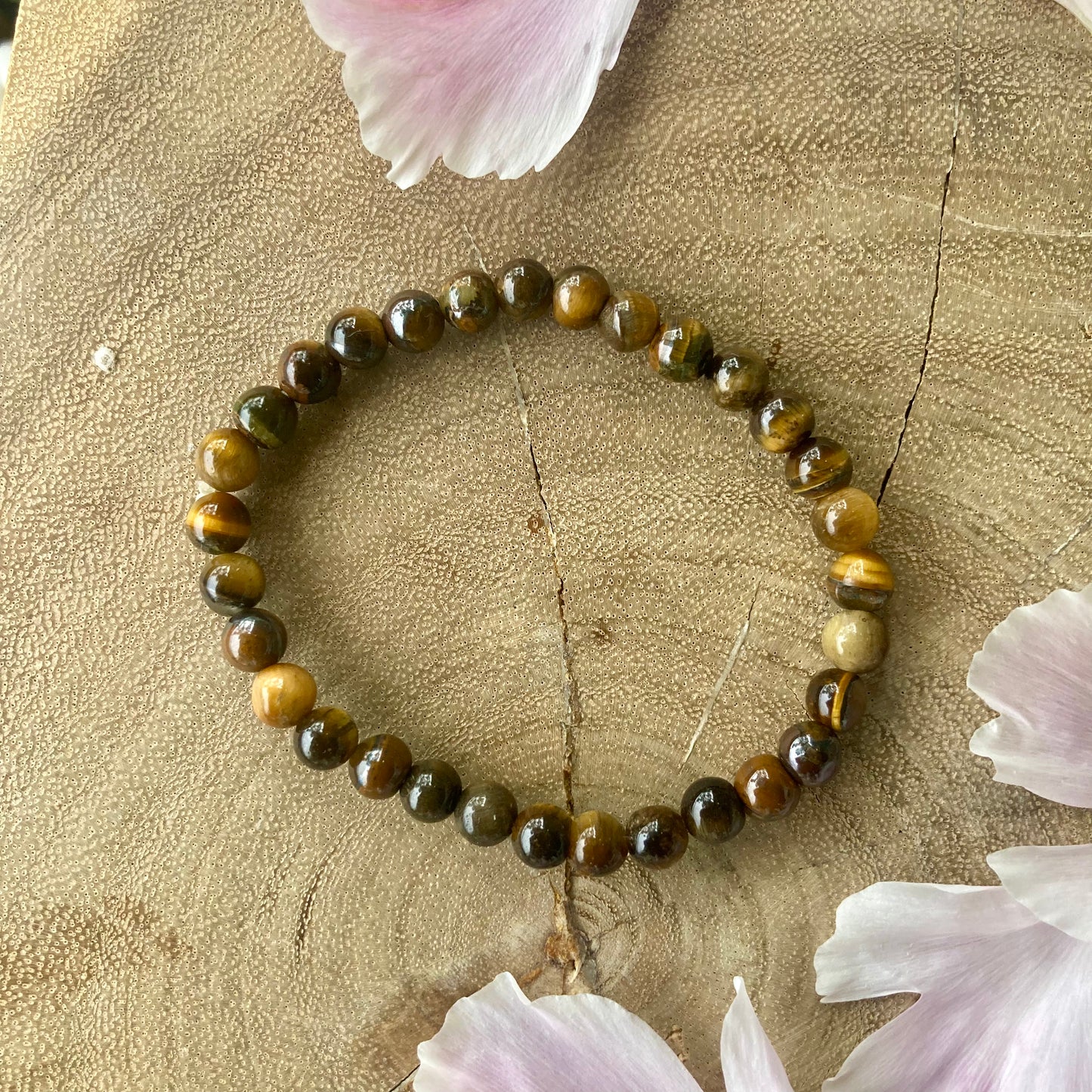 FIND YOUR TRUTH Tigerøye Armbånd 6 mm