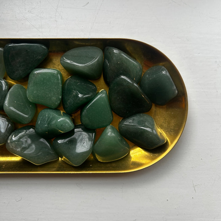 Aventurin Krystall Grønn Tromlet 10-20 gram