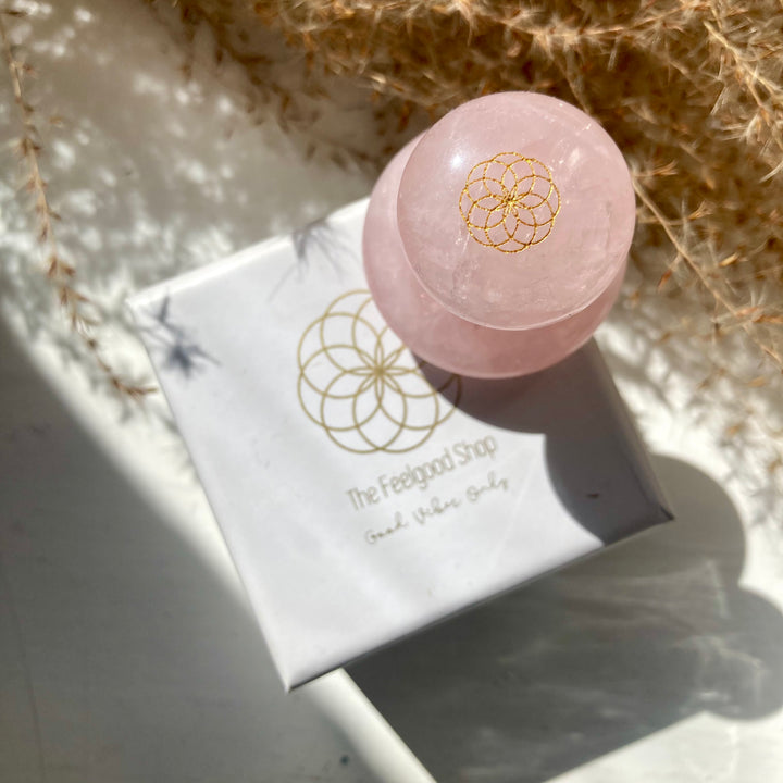 Mushroom Gua Sha Rosenkvarts