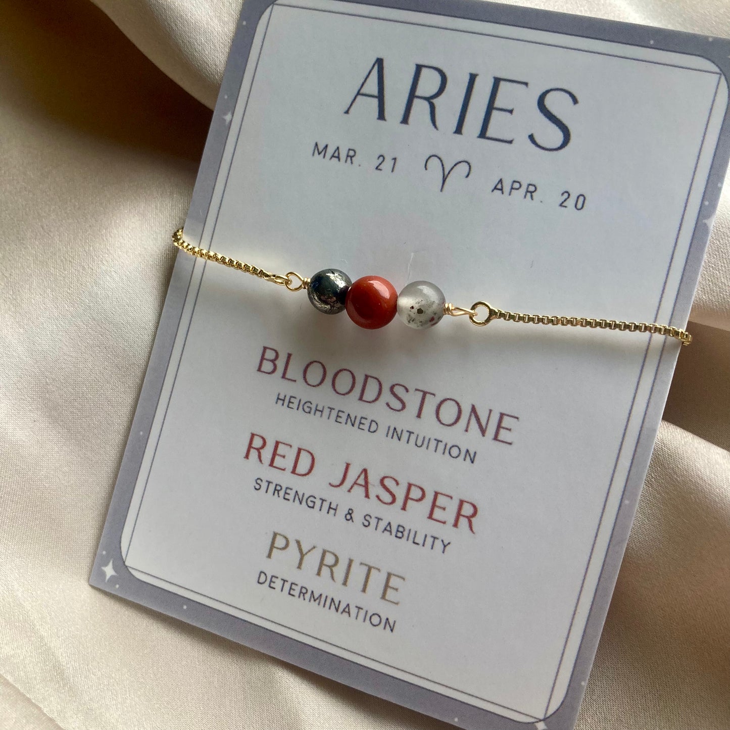 STJERNETEGN Krystall Armbånd Væren