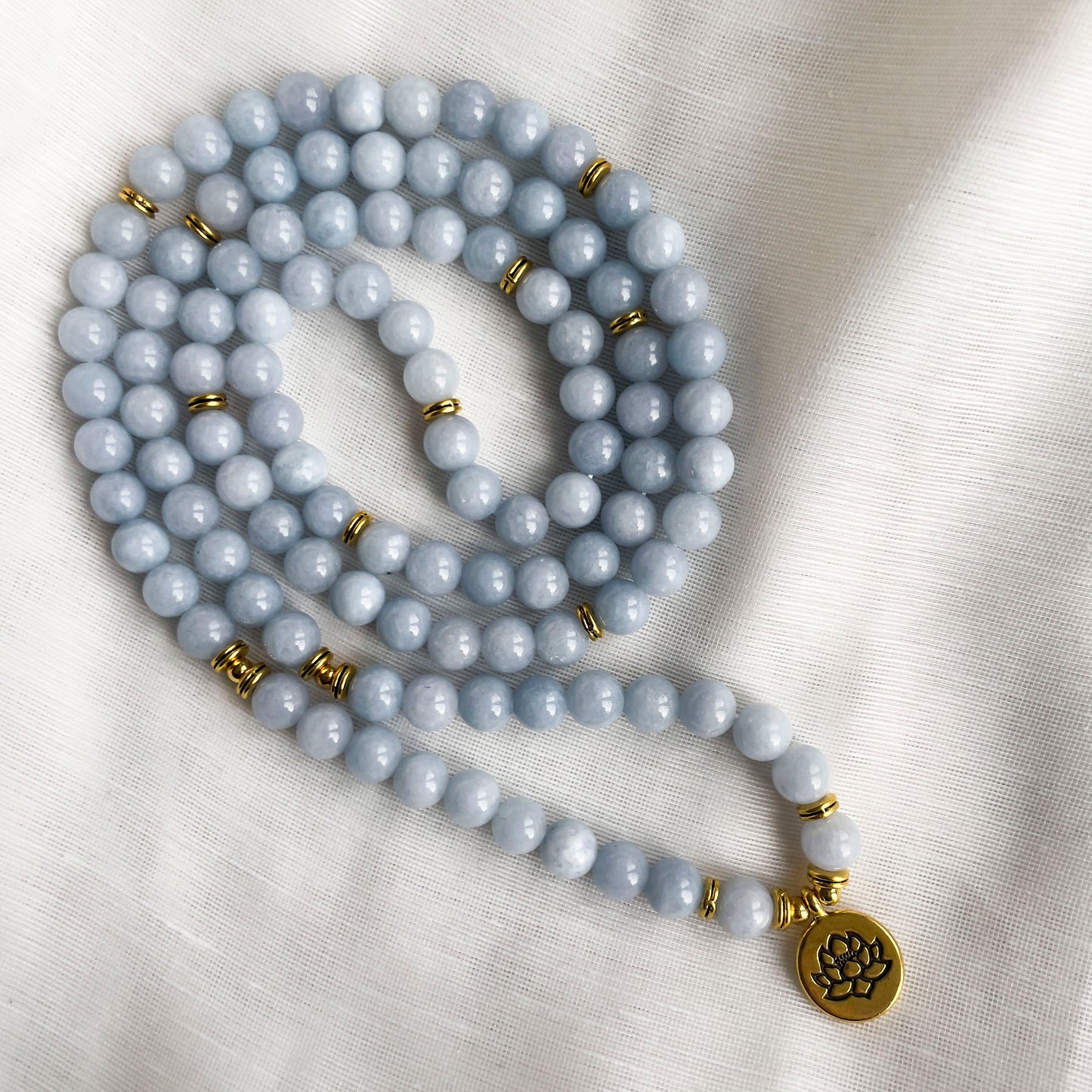 AKVAMARIN LOTUS Mala Armbånd-the-feelgood-shop