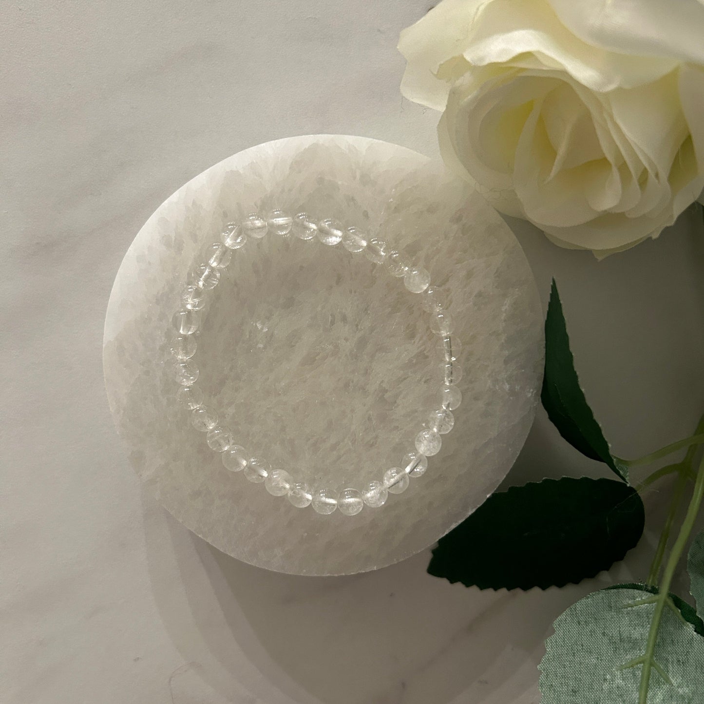 CLEAR QUARTZ Krystall Armbånd-the-feelgood-shop