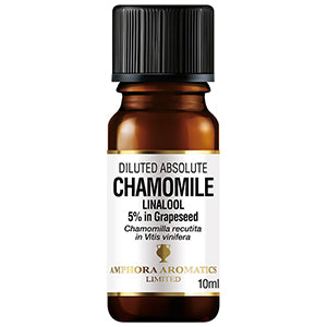 Amphora Aromatics Chamomile Matricaria Abs Diluted (5%) Essential Oil | Kamille (blå) 5% eterisk olje 10 ml