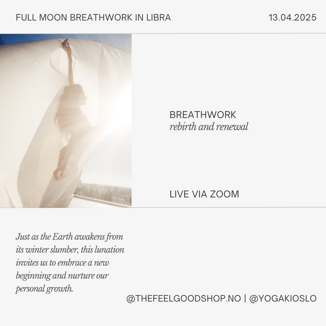 Breathwork Fullmåne i Vekten via zoom | søndag 13.april 10:00