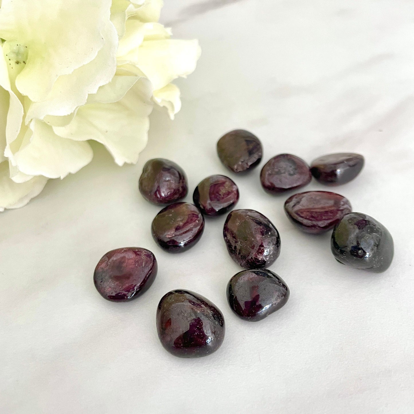 Granat Tromlet Liten-the-feelgood-shop