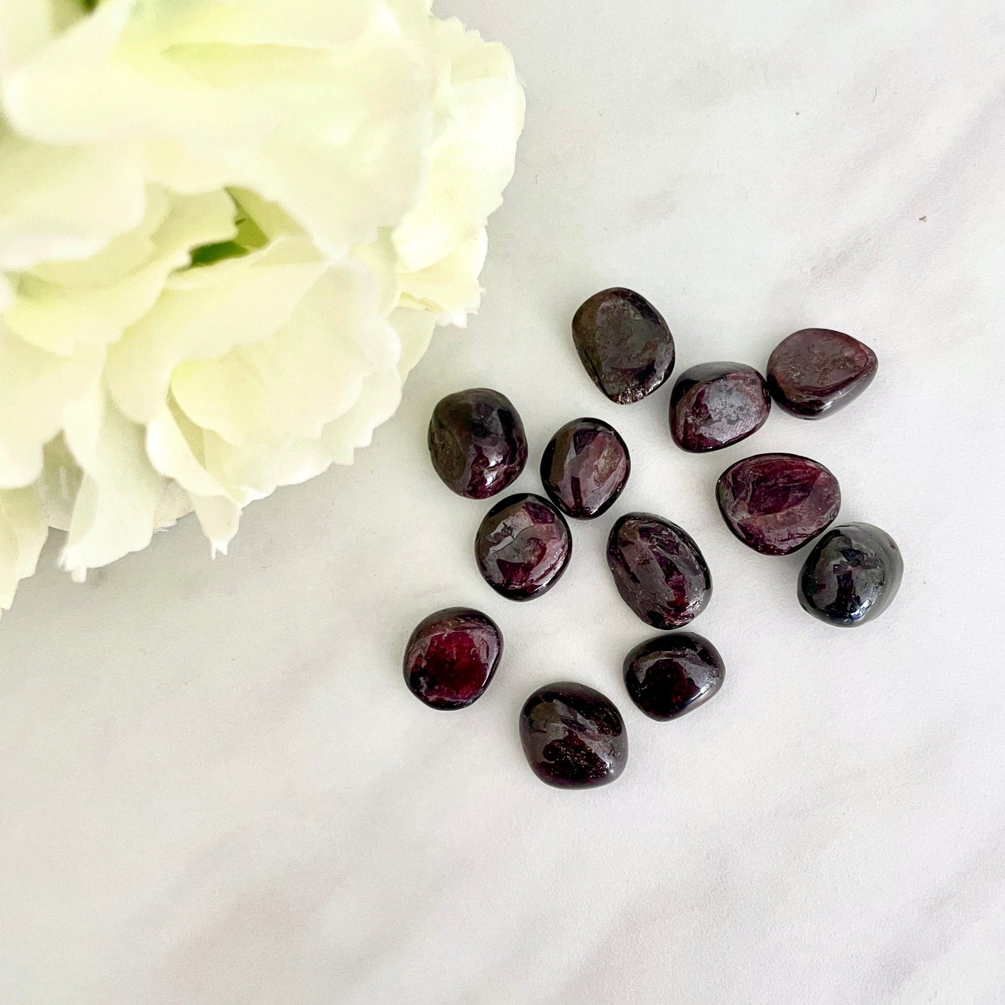 Granat Tromlet Liten-the-feelgood-shop