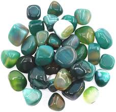 Grønn Agat Tromlet Krystall, ca 10-20 gram-the-feelgood-shop