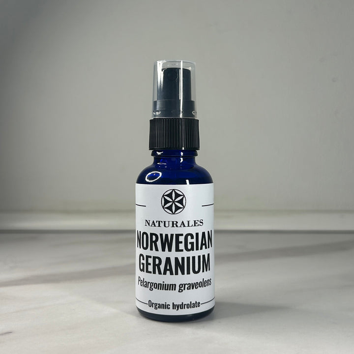 NATURALES Hydrolat Blomstervann Geranium | nedsatt pga holdbarhetsdato