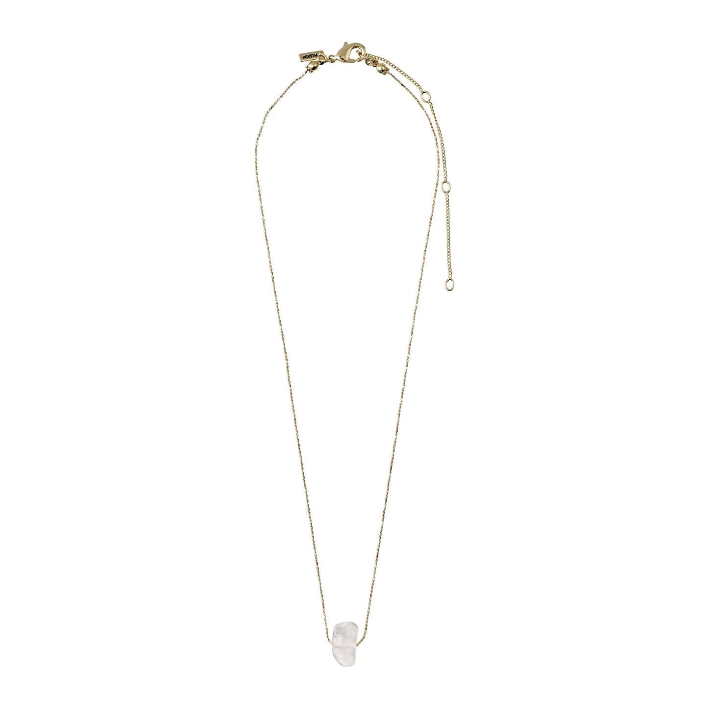 Pilgrim CHAKRA Klar Kvarts Halskjede Gullbelagt-the-feelgood-shop