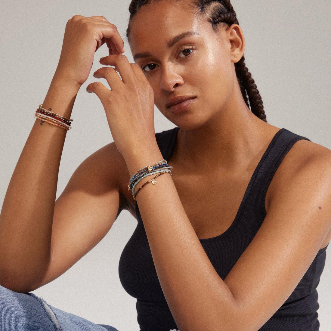 Pilgrim INDIE Lys Blå Armbånd-the-feelgood-shop