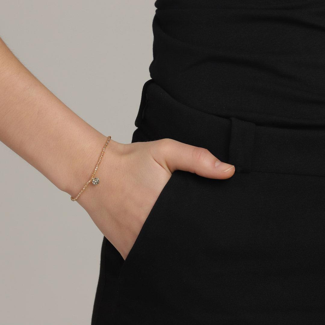Pilgrim INDIE Rosegull Armbånd-the-feelgood-shop