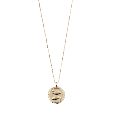 Pilgrim ZODIAC Fiskene Pisces Halskjede Gullbelagt-the-feelgood-shop