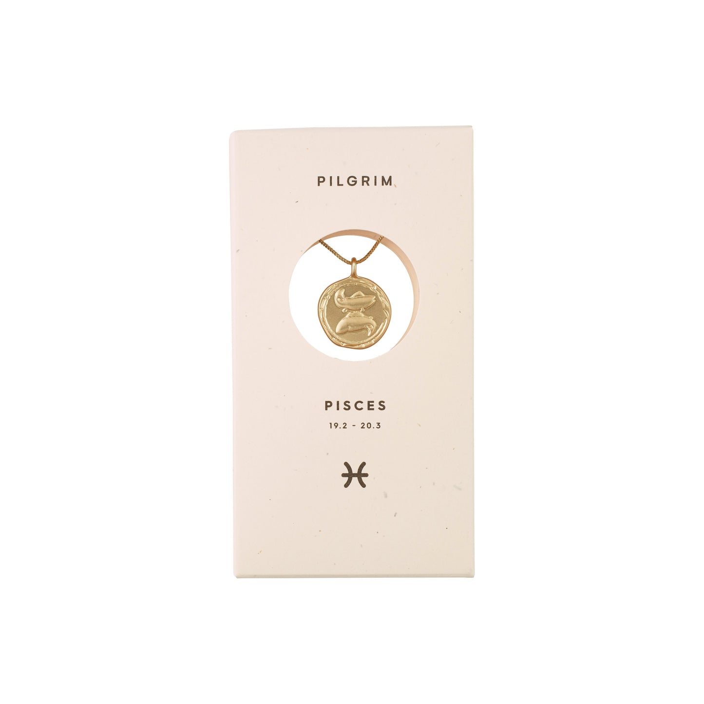 Pilgrim ZODIAC Fiskene Pisces Halskjede Gullbelagt-the-feelgood-shop