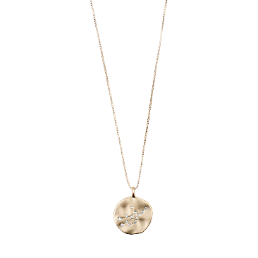 Pilgrim ZODIAC Jomfruen Virgo Halskjede Gullbelagt-the-feelgood-shop