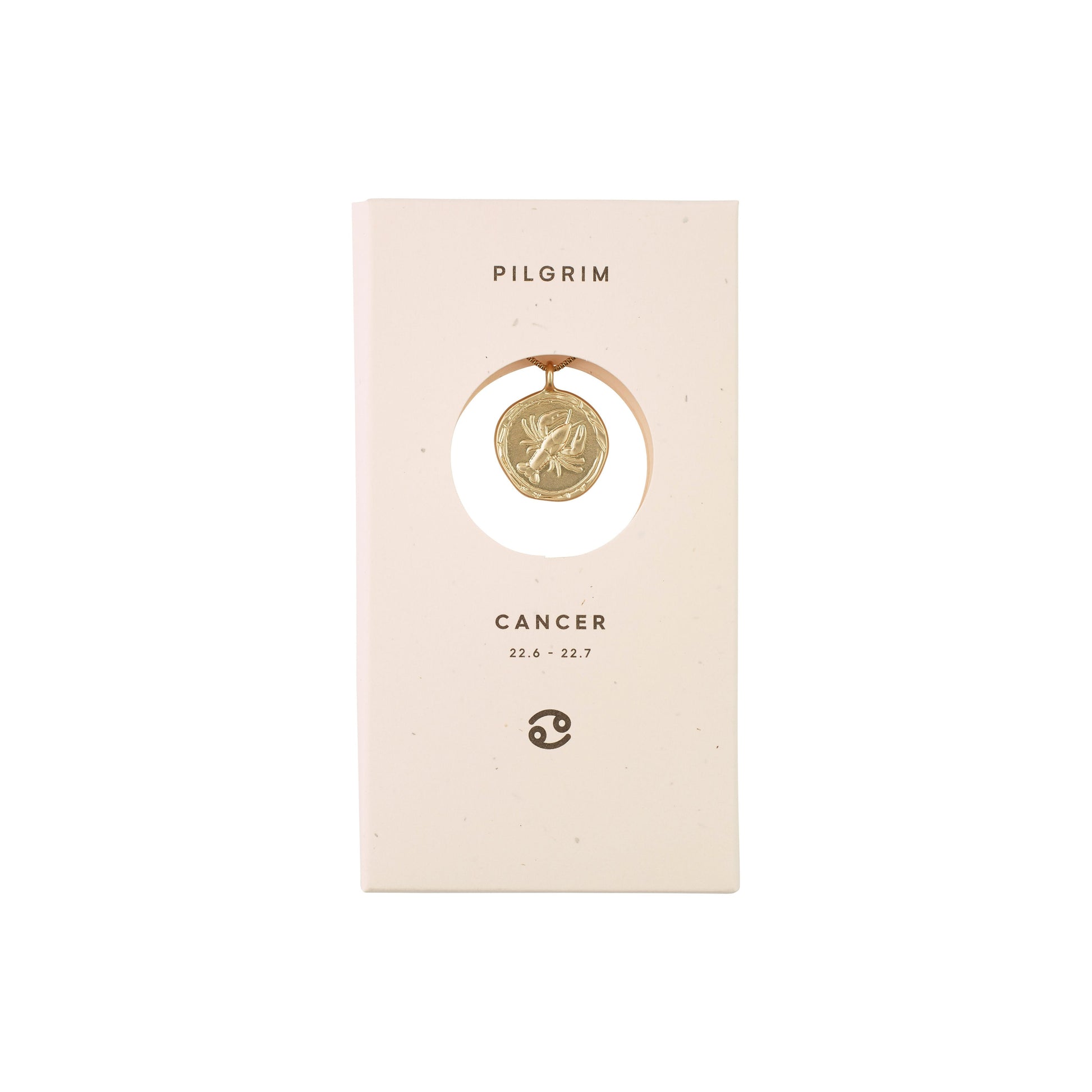 Pilgrim ZODIAC Krepsen Cancer Halskjede Gullbelagt-the-feelgood-shop
