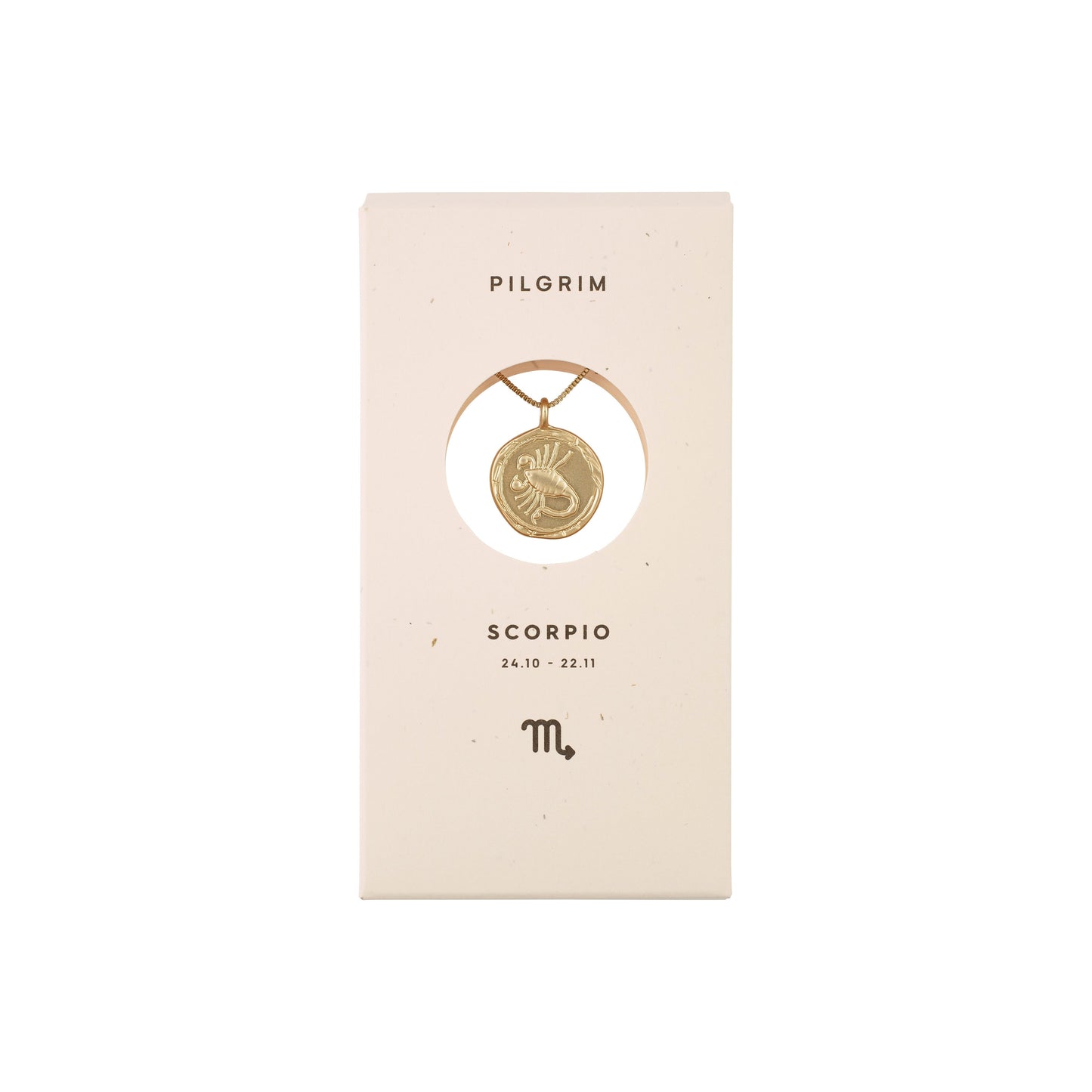 Pilgrim ZODIAC Skorpionen Scorpio Halskjede Gullbelagt-the-feelgood-shop
