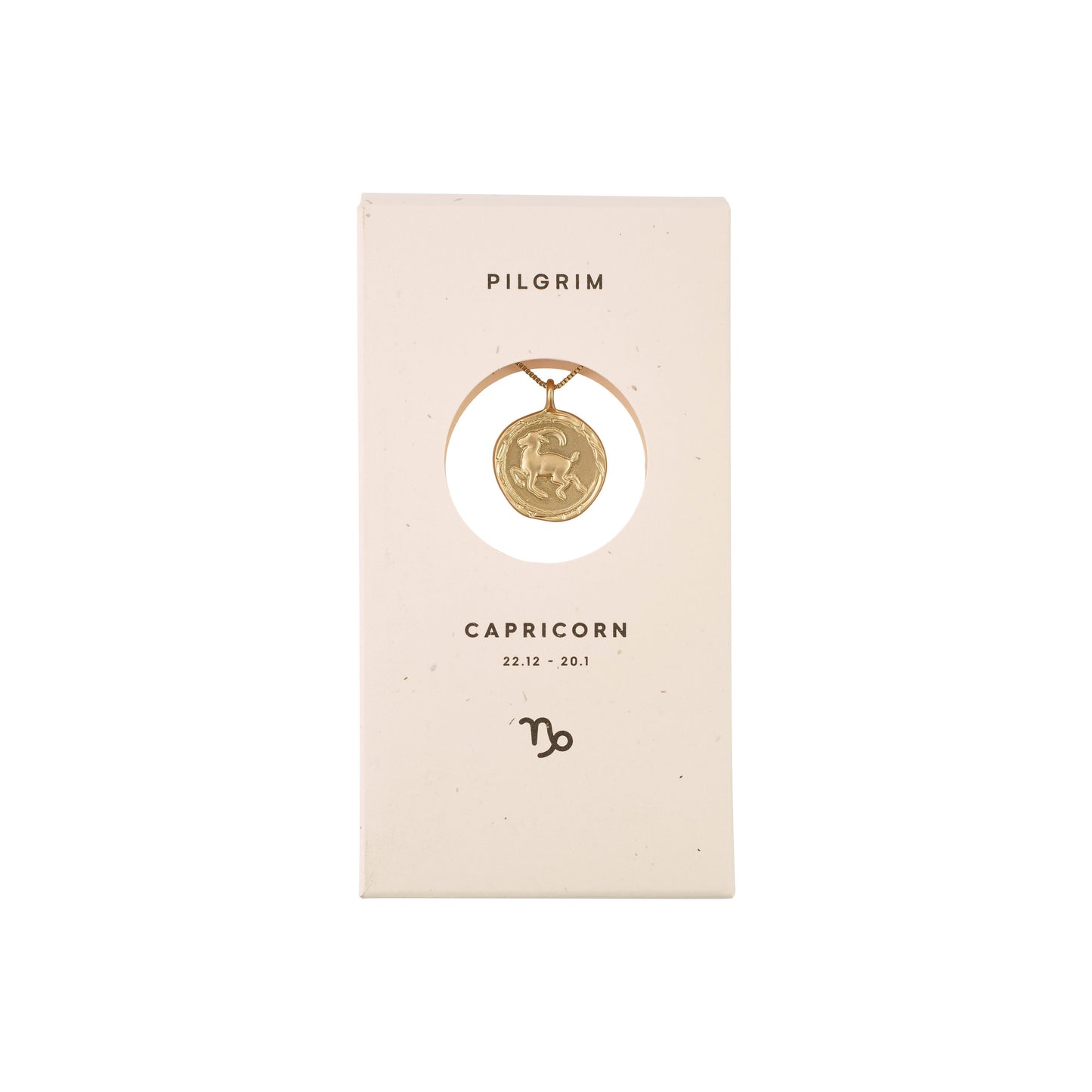 Pilgrim ZODIAC Steinbukken Capricorn Halskjede Gullbelagt-the-feelgood-shop
