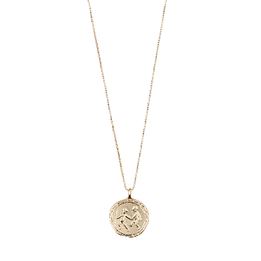 Pilgrim ZODIAC Tvillingene Gemini Halskjede Gullbelagt-the-feelgood-shop