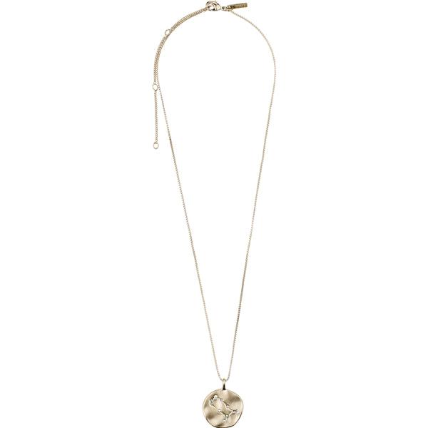 Pilgrim ZODIAC Tvillingene Gemini Halskjede Gullbelagt-the-feelgood-shop