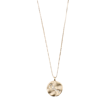 Pilgrim ZODIAC Tyren Taurus Halskjede Gullbelagt-the-feelgood-shop