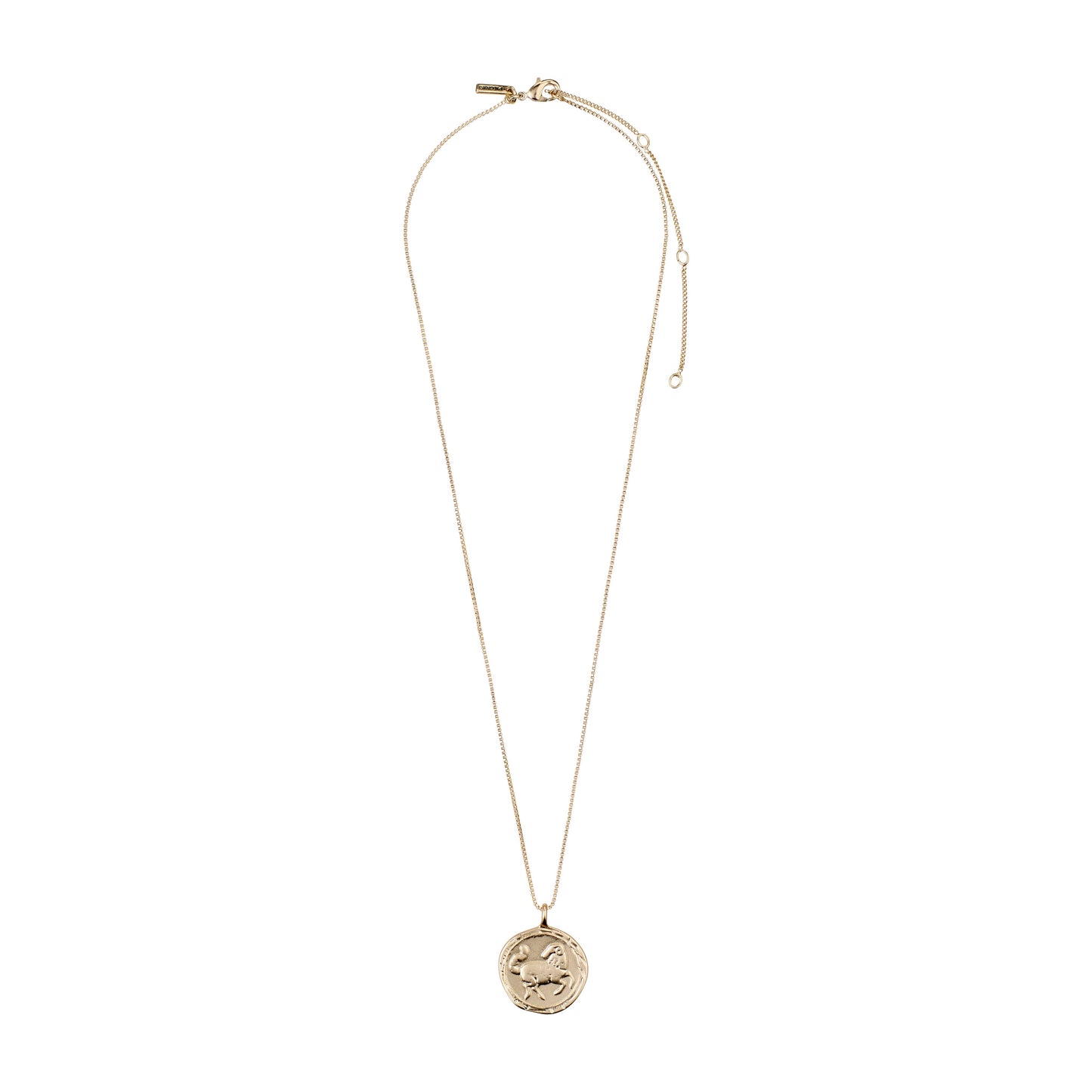 Pilgrim ZODIAC Væren Aries Halskjede Gullbelagt-the-feelgood-shop