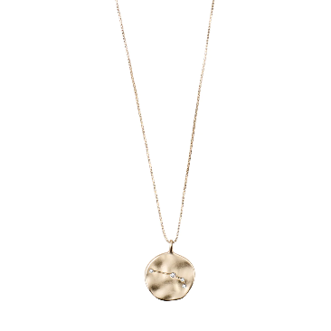 Pilgrim ZODIAC Væren Aries Halskjede Gullbelagt-the-feelgood-shop