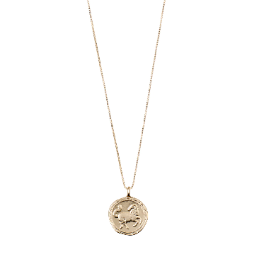 Pilgrim ZODIAC Væren Aries Halskjede Gullbelagt-the-feelgood-shop