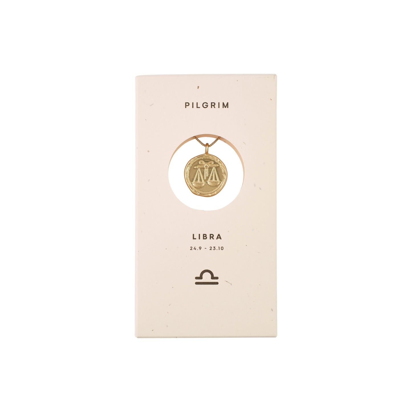 Pilgrim ZODIAC Vekten Libra Halskjede Gullbelagt-the-feelgood-shop