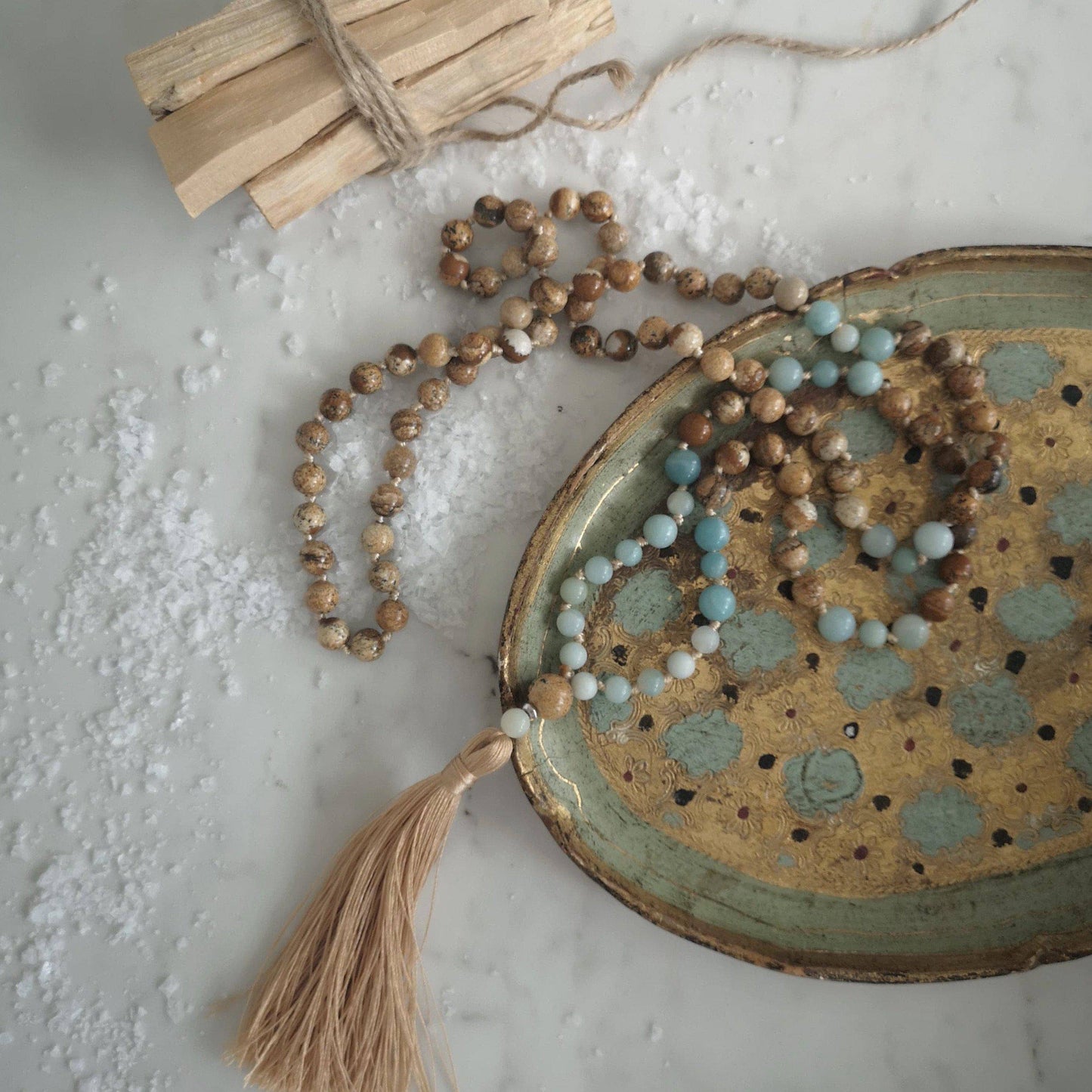 RISING GODDESS Mala - Malakjede med dusk-the-feelgood-shop