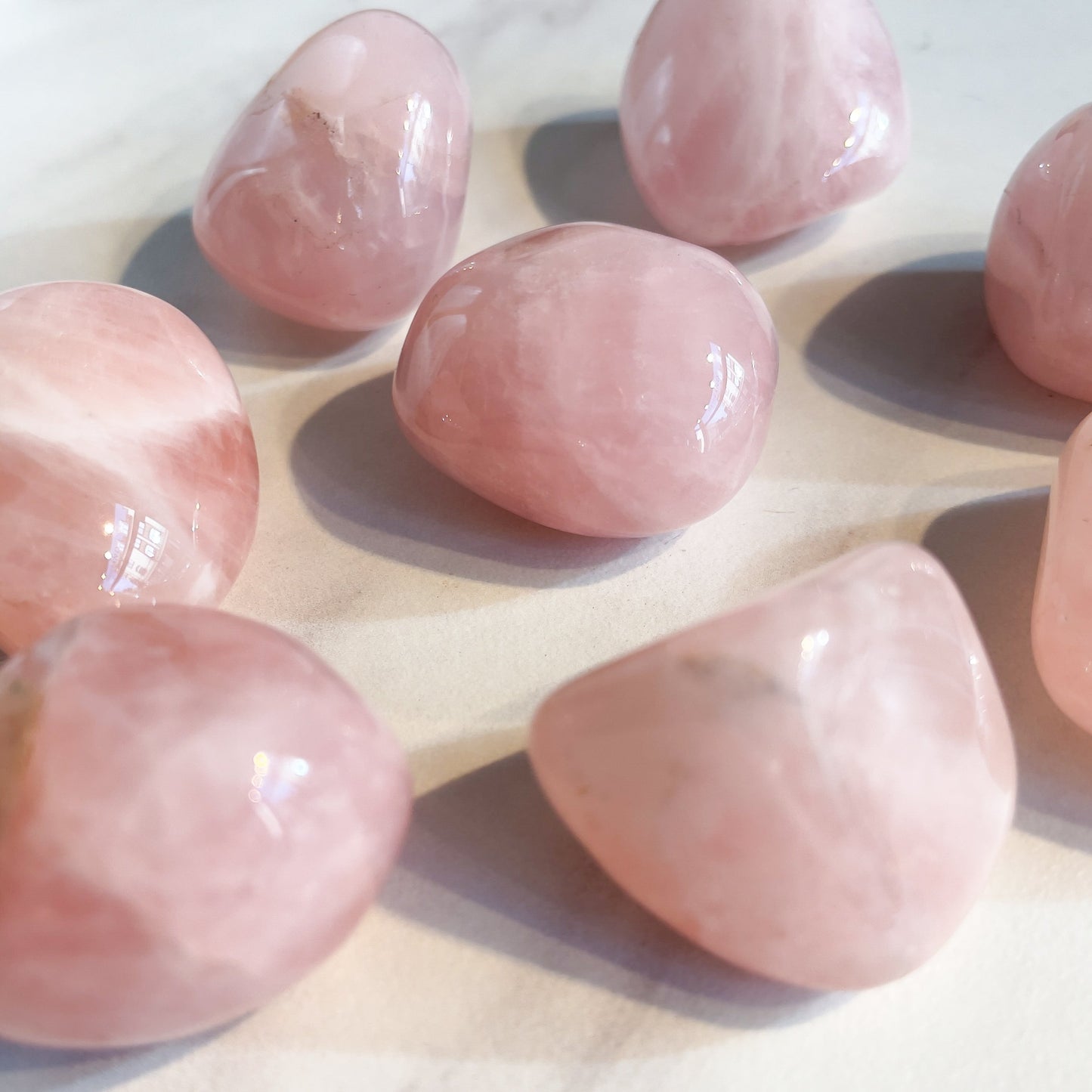 Rosenkvarts Tromlet Stor ca 20 gram-the-feelgood-shop