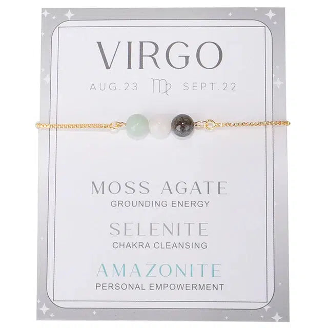 STJERNETEGN Krystall Armbånd Jomfruen-the-feelgood-shop