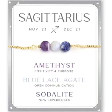 STJERNETEGN Krystall Armbånd Skytten-the-feelgood-shop