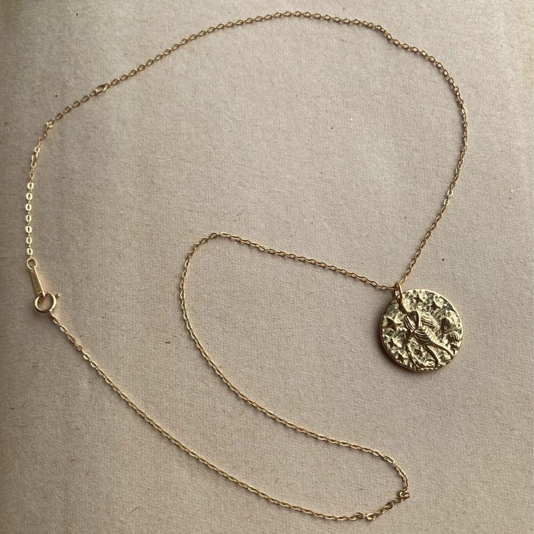 vannmannen stjernetegn halskjede