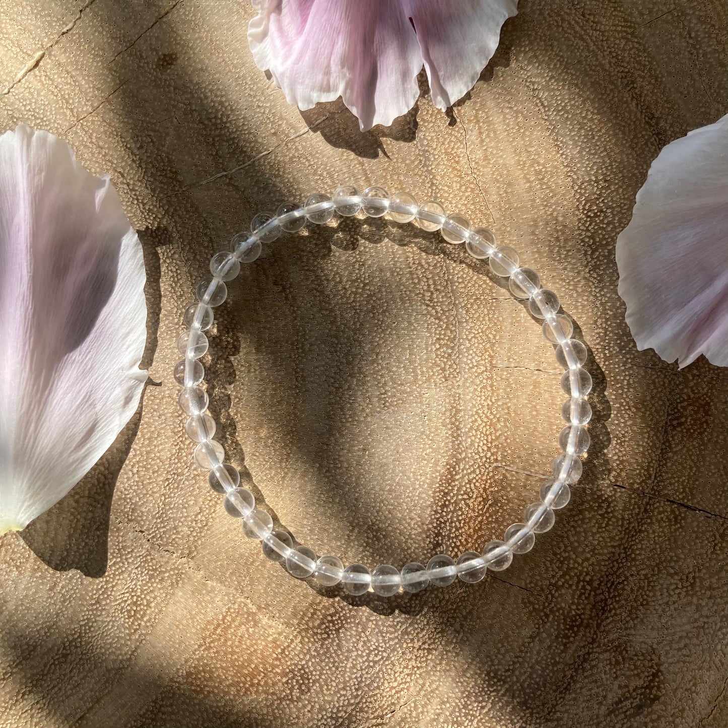 CLARITY & LIGHT | Klar Kvarts Krystall Armbånd 4 mm