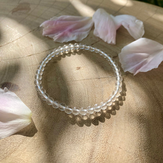 CLARITY & LIGHT | Klar Kvarts Krystall Armbånd 4 mm