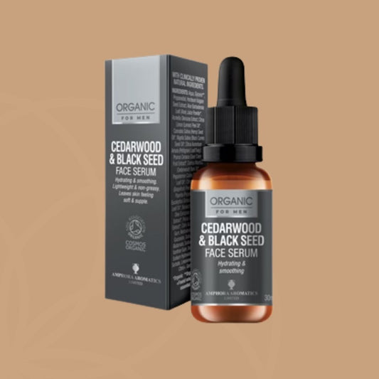 Cedarwood & Black Seed Ansiktsvask 120 ml – Herre-hudpleie | Amphora Aromatics