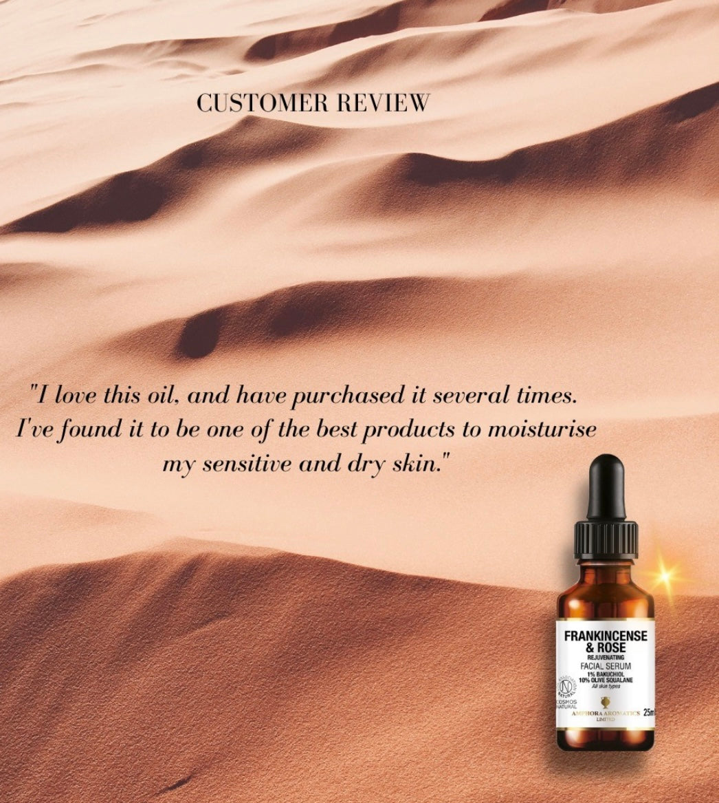 Ansiktsserum | Frankincense og  Rose Face Serum 25ml