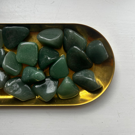Aventurin Krystall Grønn Tromlet 10-20 gram