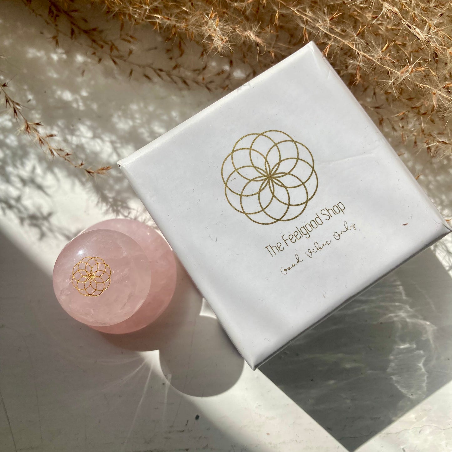 Mushroom Gua Sha Rosenkvarts