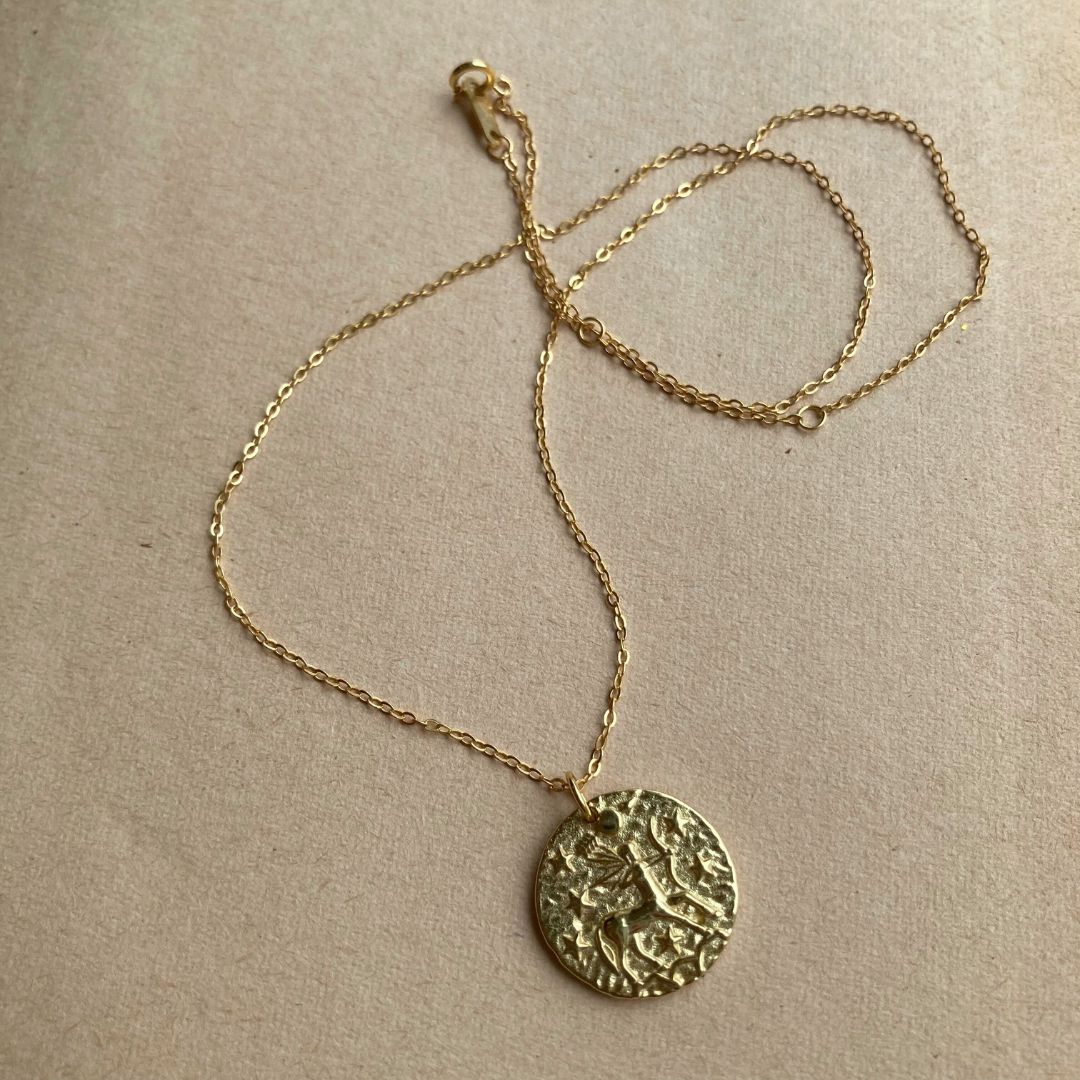 Skytten / Sagittarius stjernetegn halskjede