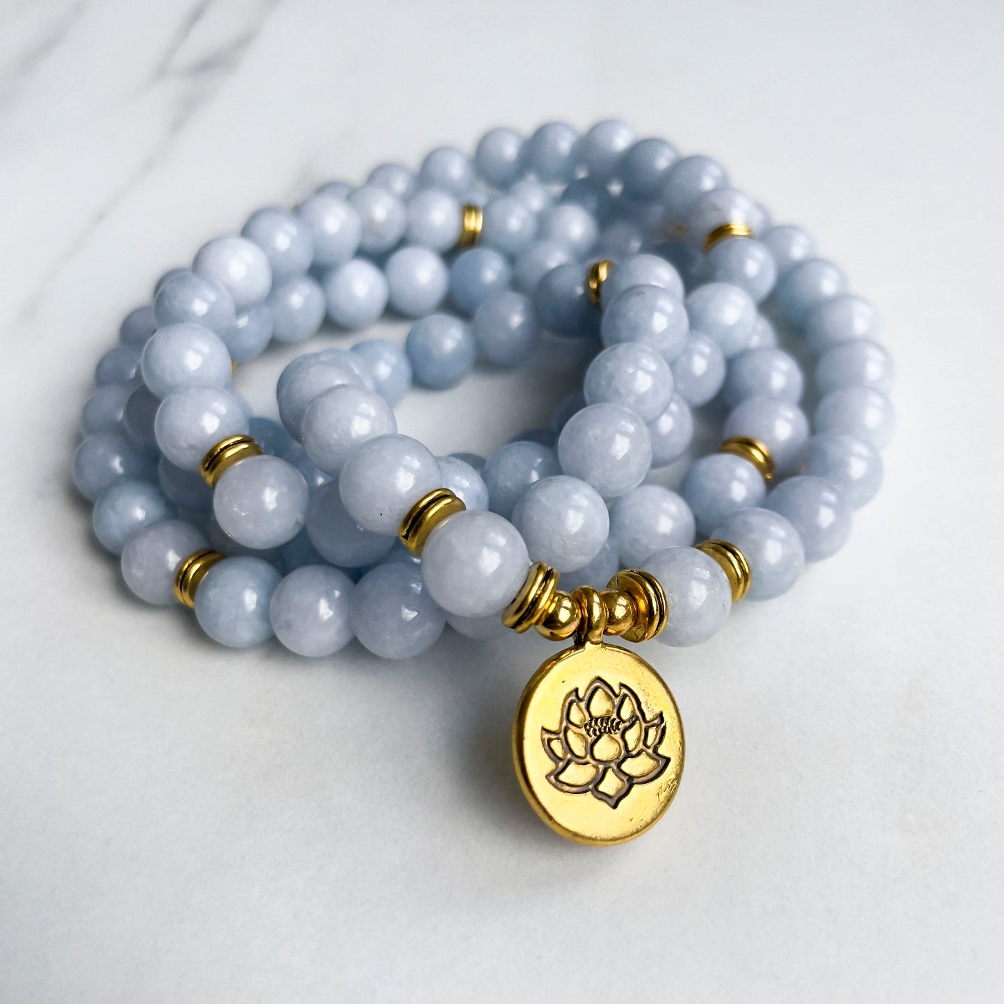 AKVAMARIN LOTUS Mala Armbånd-the-feelgood-shop