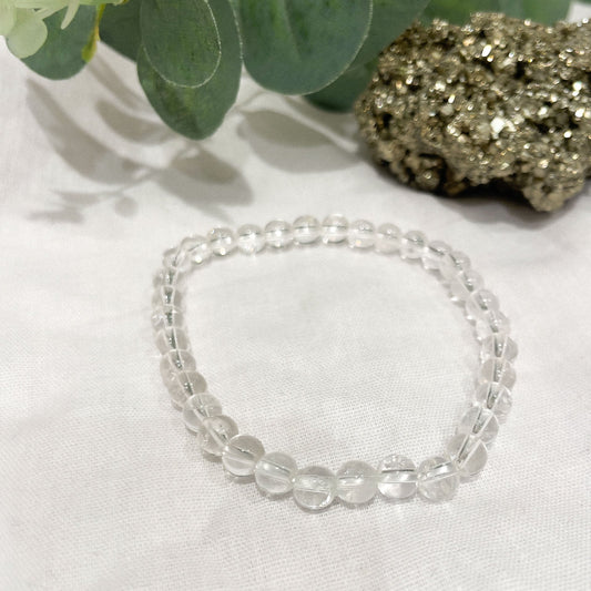 CLEAR QUARTZ Krystall Armbånd-the-feelgood-shop