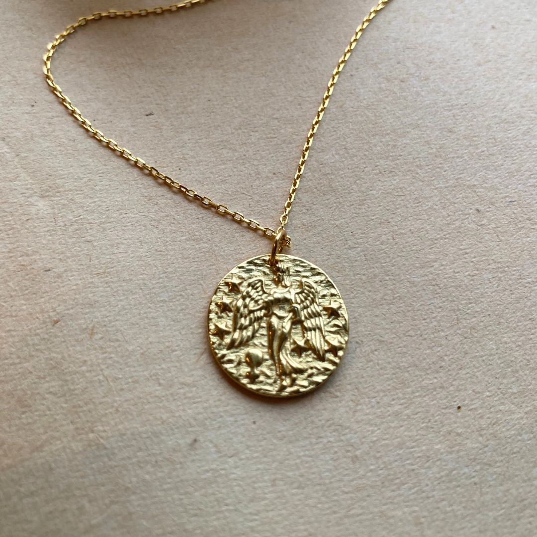 ZODIAC Bohème | Jomfruen / Virgo Gullbelagt sølvhalskjede