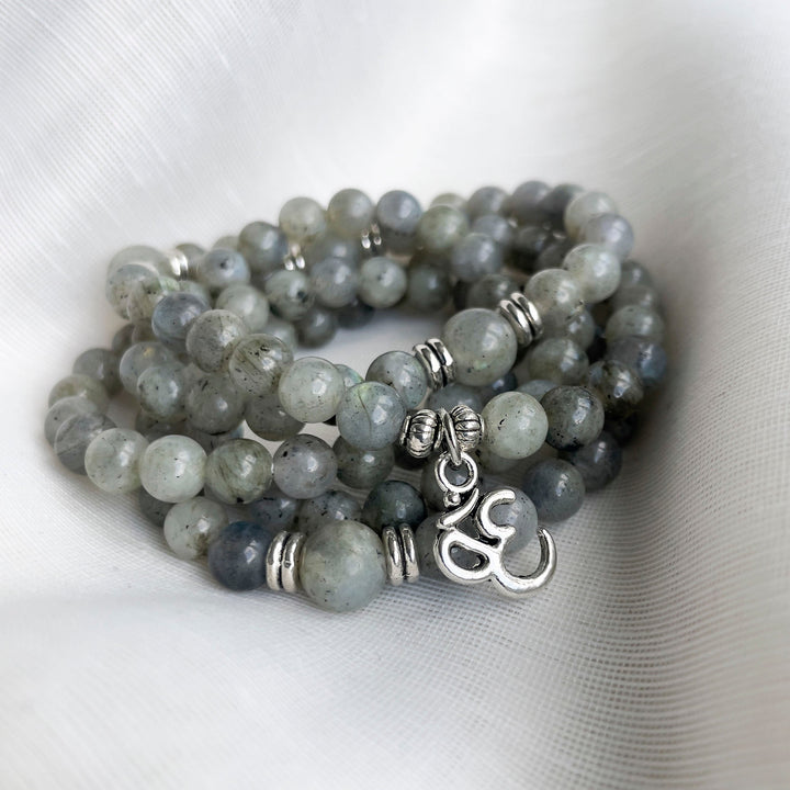 LABRADORITT OHM Mala Armbånd