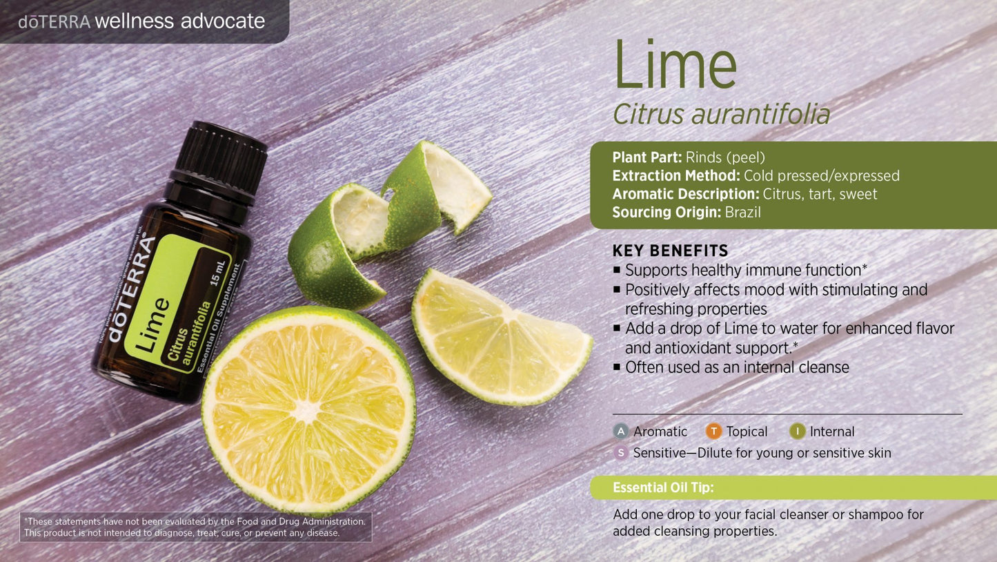 dōTERRA Lime eterisk olje 15 ml