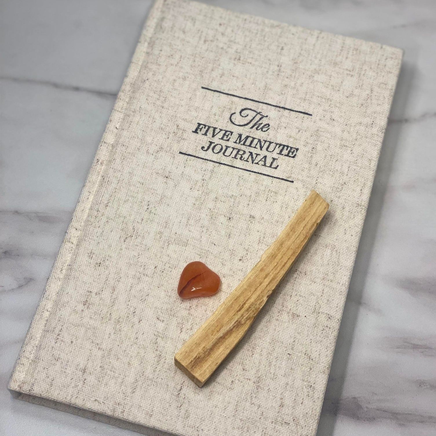 New Beginnings | The Five Minute Journal, Palo Santo og karneol-the-feelgood-shop